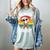 67 Days Of School Bruh Teacher Kids Dabbing Baseball Women's Comfort Colors T-Shirt Denim