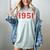 75 Year Old 1951 Classic Baseball Fan 75th Birthday Women's Comfort Colors T-Shirt Denim