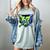 Awesome 67 Baseball Drip Effect Baseball 6-7 Meme Graphic Premium Tri-Blend Women's Comfort Colors T-Shirt Denim