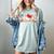 Ball Mom Bow Tie Baseball Mom Women's Comfort Colors T-Shirt Denim Ball Mom Bow Tie Baseball Mom Women's Comfort Colors T-Shirt Denim