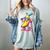 Banana With Baseball Bat Street Baseball Drip Women's Comfort Colors T-Shirt Denim Banana With Baseball Bat Street Baseball Drip Women's Comfort Colors T-Shirt Denim