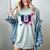 Baseball 8 Year Old Ice Cream Drip 8th Birthday Party Women's Comfort Colors T-Shirt Denim Baseball 8 Year Old Ice Cream Drip 8th Birthday Party Women's Comfort Colors T-Shirt Denim
