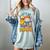 Baseball Banana Sports Drip Art For Kids Women's Comfort Colors T-Shirt Denim Baseball Banana Sports Drip Art For Kids Women's Comfort Colors T-Shirt Denim