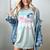 Baseball Or Bows Your Mommy Loves You Gender Reveal Matching Women's Comfort Colors T-Shirt Denim