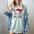 Baseball Christmas Lights Santa Christmas Baseball Player Women's Comfort Colors T-Shirt Denim Baseball Christmas Lights Santa Christmas Baseball Player Women's Comfort Colors T-Shirt Denim