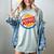 Baseball Dinger King Logo For Home Run Players And Fan Women's Comfort Colors T-Shirt Denim