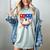 Baseball Drip American Flag Home Plate 4th Of July Patriotic Women's Comfort Colors T-Shirt Denim Baseball Drip American Flag Home Plate 4th Of July Patriotic Women's Comfort Colors T-Shirt Denim