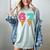 Baseball Drip Ice Cream 67 Baseball Women's Comfort Colors T-Shirt Denim Baseball Drip Ice Cream 67 Baseball Women's Comfort Colors T-Shirt Denim