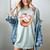 Baseball Drip Ice Cream Coquette Pink Bow Baseball Player Women's Comfort Colors T-Shirt Denim Baseball Drip Ice Cream Coquette Pink Bow Baseball Player Women's Comfort Colors T-Shirt Denim