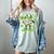 Baseball Drip Ice Cream Shamrock Irish St Patricks Men Women's Comfort Colors T-Shirt Denim