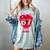 Baseball Drip Ice Cream Valentine Youth Boys Girls Sport Women's Comfort Colors T-Shirt Denim Baseball Drip Ice Cream Valentine Youth Boys Girls Sport Women's Comfort Colors T-Shirt Denim