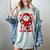 Baseball Drip Icecream Heart Red Valentine Day Boys Kids Women's Comfort Colors T-Shirt Denim Baseball Drip Icecream Heart Red Valentine Day Boys Kids Women's Comfort Colors T-Shirt Denim