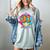 Baseball Drip Jersey Number 1 For Players & 1th Birthday Women's Comfort Colors T-Shirt Denim Baseball Drip Jersey Number 1 For Players & 1th Birthday Women's Comfort Colors T-Shirt Denim