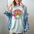 Baseball Drip Jersey Number 99 For Players & 99th Birthday Women's Comfort Colors T-Shirt Denim Baseball Drip Jersey Number 99 For Players & 99th Birthday Women's Comfort Colors T-Shirt Denim
