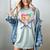 Baseball Drip Number 67 Player Women's Comfort Colors T-Shirt Denim