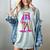 Baseball Ice Cream Drip Boys Glove Sprinkles Baseball Lover Women's Comfort Colors T-Shirt Denim