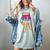 Baseball Ice Cream Drip Home Plate Glove Respect Drip 2 Side Women's Comfort Colors T-Shirt Denim