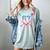 Baseball Ice Cream Drip Number 67 Player 67th Birthday Women's Comfort Colors T-Shirt Denim