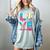Baseball Love Drip Ice Cream Colorful Baseball Women's Comfort Colors T-Shirt Denim