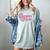Baseball Mama Senior 2024 Class Of 24 Baseball Mom Graduate Women's Comfort Colors T-Shirt Denim