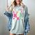 In My Baseball Mom Era Baseball Mama Women's Comfort Colors T-Shirt Denim