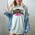 Baseball Mom Leopard Baseball Mama Life Girls Women Baller Premium Women's Comfort Colors T-Shirt Denim
