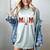 Baseball Mom Leopard Sports Players Mother's Day Women's Comfort Colors T-Shirt Denim Baseball Mom Leopard Sports Players Mother's Day Women's Comfort Colors T-Shirt Denim