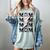 Baseball MOM Lightning Bolt Tshirt Retro Women's Comfort Colors T-Shirt Denim