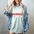 Baseball Mom Loud Proud Quote Game Day Sports Mama Saying Women's Comfort Colors T-Shirt Denim