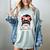 Baseball Mom Messy Bun Hair Player Mom Women's Comfort Colors T-Shirt Denim Baseball Mom Messy Bun Hair Player Mom Women's Comfort Colors T-Shirt Denim