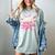 Baseball Phrase With Stars Women's Comfort Colors T-Shirt Denim