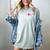 Baseball Softball Baseball Mom Heartbeat Baseball Premium Tri-Blend Women's Comfort Colors T-Shirt Denim