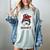 Bleached Memaw Life Soccer Messy Bun Baseball Game Day Women's Comfort Colors T-Shirt Denim