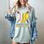 Bonus Mom Of Both Half Baseball Softball Ice Cream Drip Women's Comfort Colors T-Shirt Denim Bonus Mom Of Both Half Baseball Softball Ice Cream Drip Women's Comfort Colors T-Shirt Denim