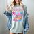 Boys 10 Double Digits 10th Birthday Ice Cream Baseball Drip Women's Comfort Colors T-Shirt Denim Boys 10 Double Digits 10th Birthday Ice Cream Baseball Drip Women's Comfort Colors T-Shirt Denim