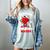 Boys Valentines Baseball Drip Icecream Stealing Hearts Kids Women's Comfort Colors T-Shirt Denim