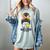 Busy Raising Ballers Softball Messy Bun Baseball Mom Women's Comfort Colors T-Shirt Denim