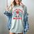 Calm Your Mitts Baseball Mom Sport Lover Women's Comfort Colors T-Shirt Denim