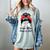 Class Of 2025 Baseball Mom Senior Graduation Graduate Women Women's Comfort Colors T-Shirt Denim