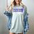 Custom Hustle Tball Tee Ball Womens Baseball Mom Women's Comfort Colors T-Shirt Denim Custom Hustle Tball Tee Ball Womens Baseball Mom Women's Comfort Colors T-Shirt Denim
