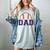 Dad Of Rookie 1st Birthday Baseball Boy Family Matching Women's Comfort Colors T-Shirt Denim