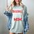 My Favorite Baseball Player Calls Me Mom Baseball Moms Women's Comfort Colors T-Shirt Denim