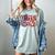 Game Day Baseball Leopard Coquette Bow Mama Mom Sister Women's Comfort Colors T-Shirt Denim Game Day Baseball Leopard Coquette Bow Mama Mom Sister Women's Comfort Colors T-Shirt Denim