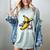 Lets Go Bananas Baseball Retro Sports Boys Kids Men Youth Premium Tri-Blend Women's Comfort Colors T-Shirt Denim