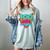 Happy 100 Days Of School Costume Baseball Drip Ice Cream Women's Comfort Colors T-Shirt Denim