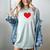 I Heart My Wawa Raglan Baseball Tee Women's Comfort Colors T-Shirt Denim I Heart My Wawa Raglan Baseball Tee Women's Comfort Colors T-Shirt Denim