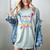 HUGvyn 100 Drippy Days Of School Baseball Ice Cream 100 Days Women's Comfort Colors T-Shirt Denim HUGvyn 100 Drippy Days Of School Baseball Ice Cream 100 Days Women's Comfort Colors T-Shirt Denim