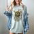 Ice Cream Baseball Drip For Boys Camo USA Flag Camouflage Women's Comfort Colors T-Shirt Denim