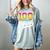 Ice Cream Drip 100 Days Of School Baseball Boys 100th Day Women's Comfort Colors T-Shirt Denim Ice Cream Drip 100 Days Of School Baseball Boys 100th Day Women's Comfort Colors T-Shirt Denim