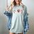 Let's Play Ball Boys Baseball Mom Women's Comfort Colors T-Shirt Denim